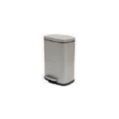 Spirella Akira 5L Rectangular Steel Taupe - Trash Can Spirella Akira 5L Rectangular Steel Taupe - Trash Can