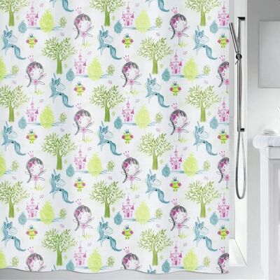 Tenda doccia Princess Multicolore 180x200cm - Tenda doccia Tenda doccia Princess Multicolore 180x200cm - Tenda doccia