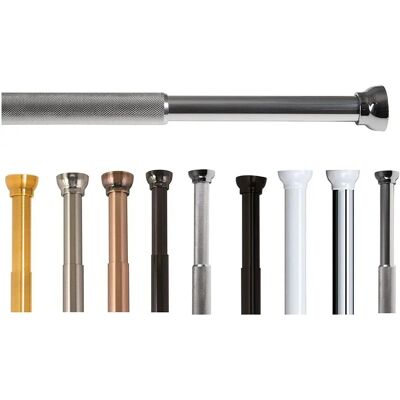 Spirella - Verstellbare Aluminium-Duschvorhangstange - 125-220cm Spirella - Verstellbare Aluminium-Duschvorhangstange - 125-220cm