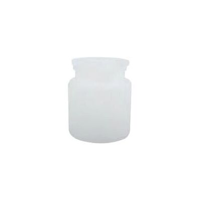 Scatola in vetro bianco nebbia Yoko di Spirella - Archiviazione bagno Scatola in vetro bianco nebbia Yoko di Spirella - Archiviazione bagno