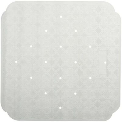 Spirella Gummiduschmatte - 53x53cm, Weiß - Duschmatte Spirella Gummiduschmatte - 53x53cm, Weiß - Duschmatte