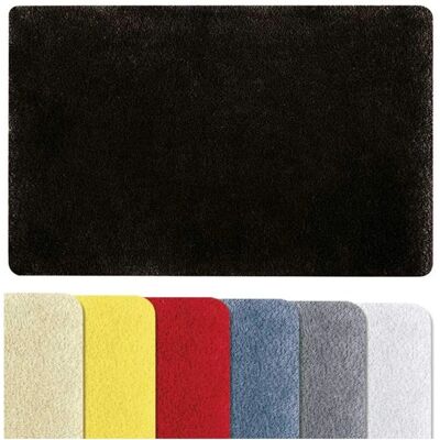 Tappetino bagno microfibra nero Spirella 50x80cm Tappetino bagno microfibra nero Spirella 50x80cm