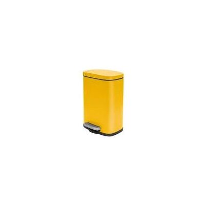 Poubelle à pédale Spirella Akira - Rectangulaire 5L - Jaune Poubelle à pédale Spirella Akira - Rectangulaire 5L - Jaune