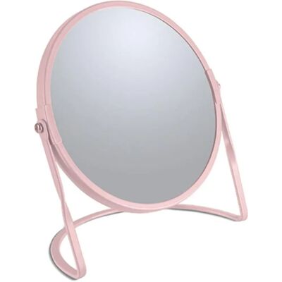 Miroir rose Akira 16cm avec grossissement 5x - Miroir - Publicité Miroir rose Akira 16cm avec grossissement 5x - Miroir - Publicité