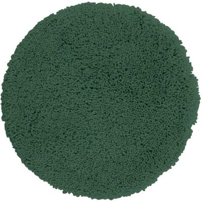 Spirella Highland Microfaser Badteppich - Ø60cm - Dunkelgrün Spirella Highland Microfaser Badteppich - Ø60cm - Dunkelgrün