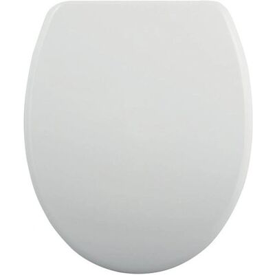 Spirella - Couvercle de WC ovale de haute qualité - Blanc - Publicité Spirella - Couvercle de WC ovale de haute qualité - Blanc - Publicité