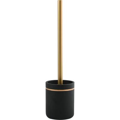 Porte-brosse wc noir et or Spirella - Porte-brosse wc Porte-brosse wc noir et or Spirella - Porte-brosse wc
