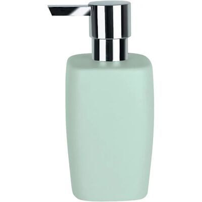 Distributore di sapone in ceramica retrò verde pastello Spirella - Sapone, Lozione, Disinfettante Distributore di sapone in ceramica retrò verde pastello Spirella - Sapone, Lozione, Disinfettante