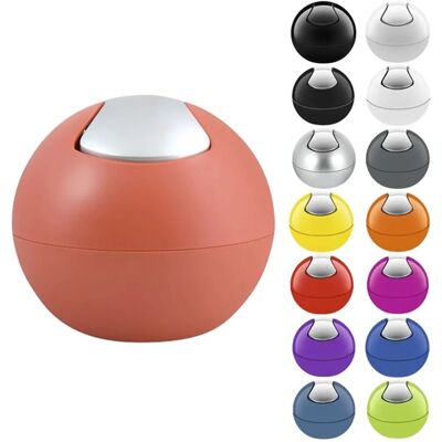 SPIRELLA Bowl-Matt - 1L Terrakotta Kosmetisk sopkorg SPIRELLA Bowl-Matt - 1L Terrakotta Kosmetisk sopkorg