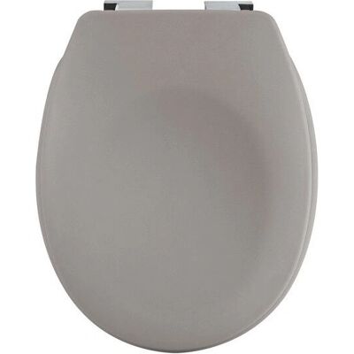 Asiento de inodoro Taupe con cierre suave y diseño extendido - Spirella Asiento de inodoro Taupe con cierre suave y diseño extendido - Spirella