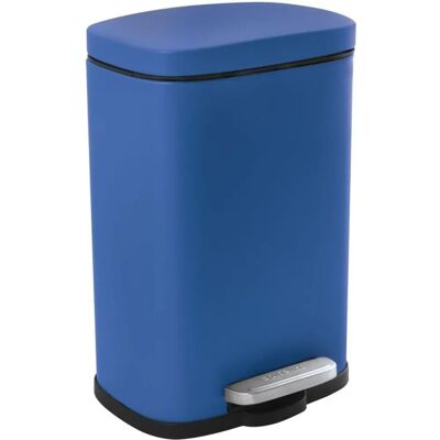 Spirella Akira Pedal Trash Can - Rectangular, Blue Spirella Akira Pedal Trash Can - Rectangular, Blue