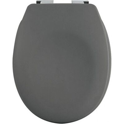 Tapa de inodoro termo dura gris mate - Asiento WC Tapa de inodoro termo dura gris mate - Asiento WC