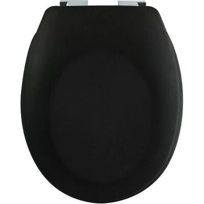 Spirella Toilet Seat - Black - Durable & Soft-Close Spirella Toilet Seat - Black - Durable & Soft-Close