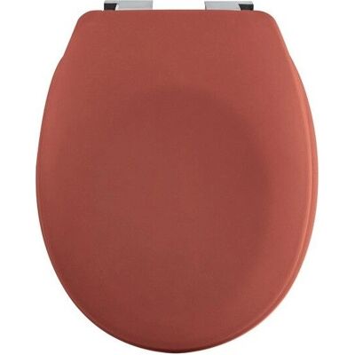 Asiento de Inodoro Spirella - Duradero Thermo Duro - Terracota Mate - Cierre Suave Asiento de Inodoro Spirella - Duradero Thermo Duro - Terracota Mate - Cierre Suave