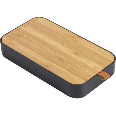 Spirella - Bamboo Square - Black - Bamboo - Spiegel & Schminkkasten Spirella - Bamboo Square - Black - Bamboo - Spiegel & Schminkkasten