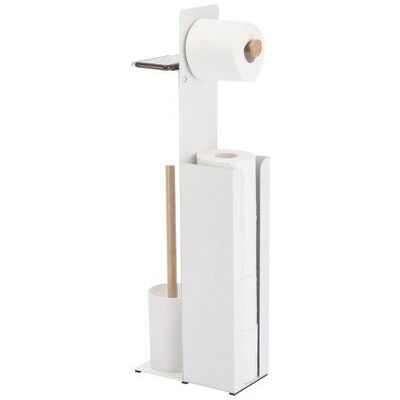 Spirella Modelo 10.22574 Portarrollos - Montado en pared, Acero inoxidable, Blanco Spirella Modelo 10.22574 Portarrollos - Montado en pared, Acero inoxidable, Blanco