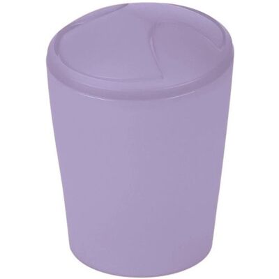 Spirella Poubelle de salle de bain lavande - 5L - Contenant à déchets Spirella Poubelle de salle de bain lavande - 5L - Contenant à déchets