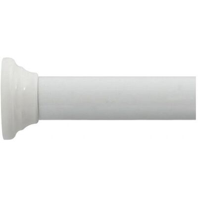 Spirella Verstellbare Duschvorhangstange - 75-125cm, Weiß Spirella Verstellbare Duschvorhangstange - 75-125cm, Weiß
