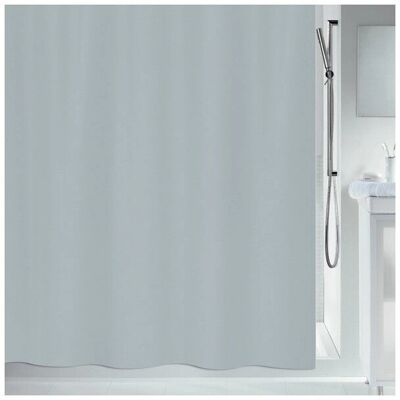 Spirella 7610583279439 Grey Polyester Shower Curtain Spirella 7610583279439 Grey Polyester Shower Curtain