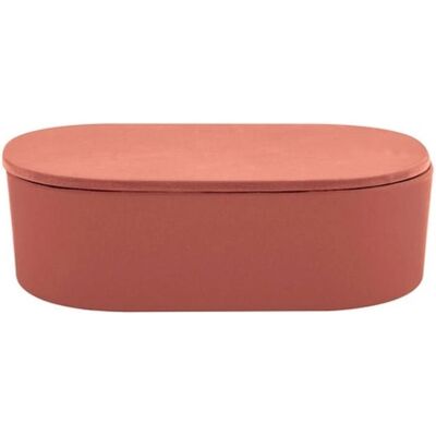 Spirella Takeo Storage box Bamboo fiber Terracotta - Storage box Spirella Takeo Storage box Bamboo fiber Terracotta - Storage box
