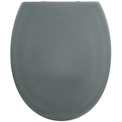 Spirella Harry Toiletzitting - Zink Scharnieren - Antraciet - Badkamer Accessoire Spirella Harry Toiletzitting - Zink Scharnieren - Antraciet - Badkamer Accessoire