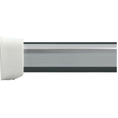 Spirella 7610583311467 Shower Curtain Rod - Gray Spirella 7610583311467 Shower Curtain Rod - Gray