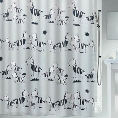 Spirella 7610583405029 Duschvorhang - Zebra-Motiv Spirella 7610583405029 Duschvorhang - Zebra-Motiv