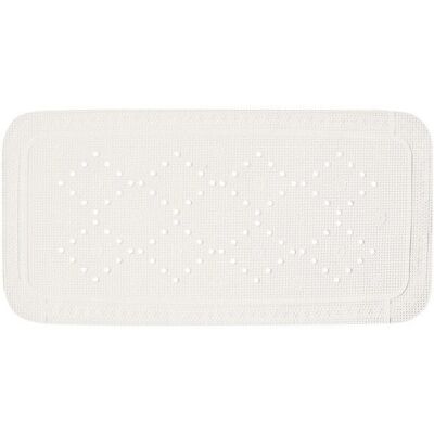 Spirella Rutschfeste Badewannenmatte - PVC-Schaum Weiß Spirella Rutschfeste Badewannenmatte - PVC-Schaum Weiß