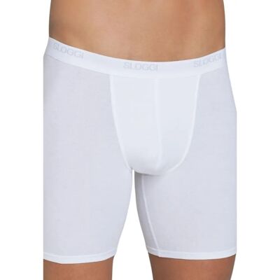 Sloggi Homme Boxer Longue Basic - Blanc Sloggi Homme Boxer Longue Basic - Blanc