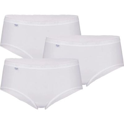 Sloggi Basic+ Midi 3P (10007657) white Sloggi Basic+ Midi 3P (10007657) white