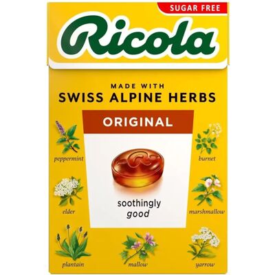 Ricola Original Swiss Herb Lozenges - Sugar Free - 45g Ricola Original Swiss Herb Lozenges - Sugar Free - 45g