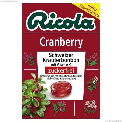 Ricola Zuckerfreie Preiselbeeren Bonbons - Bonbons Ricola Zuckerfreie Preiselbeeren Bonbons - Bonbons