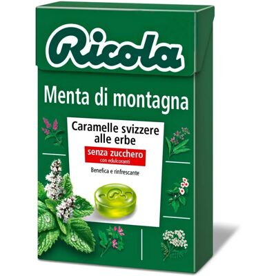 Caramelle alla Menta di Montagna Ricola - Senza Zucchero - 50g Caramelle alla Menta di Montagna Ricola - Senza Zucchero - 50g