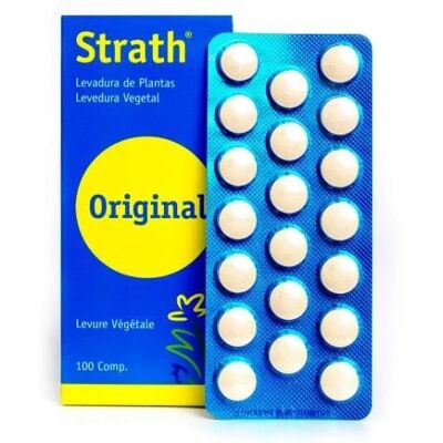 Strath 100 Comprimés - Complément de Substances Vitales Naturelles - Publicité Strath 100 Comprimés - Complément de Substances Vitales Naturelles - Publicité