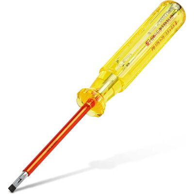 PB SWISS TOOLS - Destornillador buscafase aislado - Hoja 75mm PB SWISS TOOLS - Destornillador buscafase aislado - Hoja 75mm