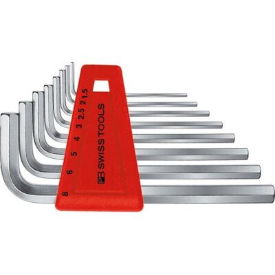PB Swiss Tools Winkelschraubendreher-Satz im Kunststoffhalter 9-teilig 1,5-10 mm - PB 210.H-10 PB Swiss Tools Winkelschraubendreher-Satz im Kunststoffhalter 9-teilig 1,5-10 mm - PB 210.H-10