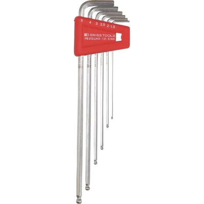 PB Swiss Tools Winkelschraubendreher-Set mit Kugelkopf - Kunststoffhalter PB Swiss Tools Winkelschraubendreher-Set mit Kugelkopf - Kunststoffhalter
