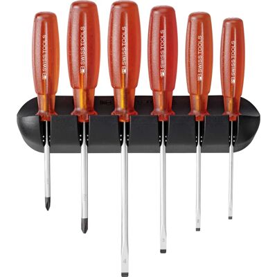 PB Swiss Tools Modell 6244 - Schraubendreher-Set mit Wandhalter PB Swiss Tools Modell 6244 - Schraubendreher-Set mit Wandhalter