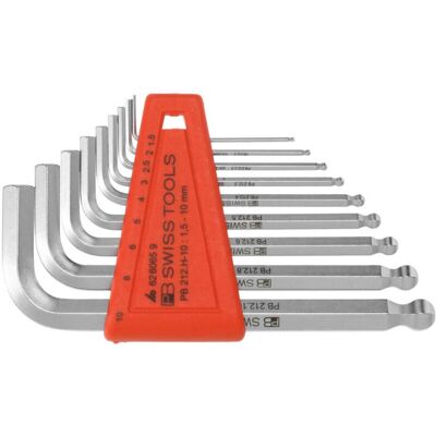 PB Swiss Tools - Set von Innensechskantschlüsseln - 1,5-10mm, Chrom PB Swiss Tools - Set von Innensechskantschlüsseln - 1,5-10mm, Chrom
