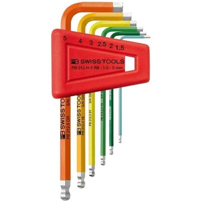 Set di chiavi esagonali rainbow PB Swiss Tools - Set di cacciaviti - 6 pezzi Set di chiavi esagonali rainbow PB Swiss Tools - Set di cacciaviti - 6 pezzi