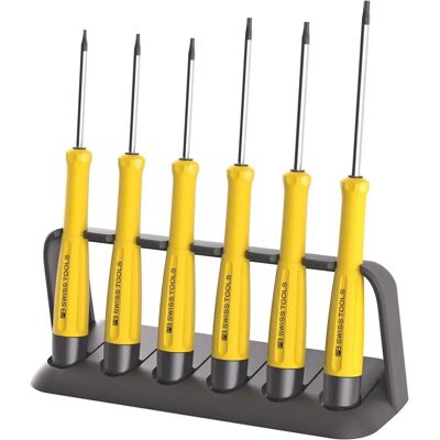 PB Swiss Tools - Elektronik-Schraubenzieher-Set - 6 Stück, 16-600mm PB Swiss Tools - Elektronik-Schraubenzieher-Set - 6 Stück, 16-600mm