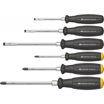 PB Swiss Tools 8249.DN - Schraubenzieher-Set mit Schlagkappe, 6-teilig PB Swiss Tools 8249.DN - Schraubenzieher-Set mit Schlagkappe, 6-teilig