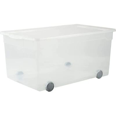 Caja de almacenamiento Rotho 40x33.5 cm - Transparente - Plástico Caja de almacenamiento Rotho 40x33.5 cm - Transparente - Plástico