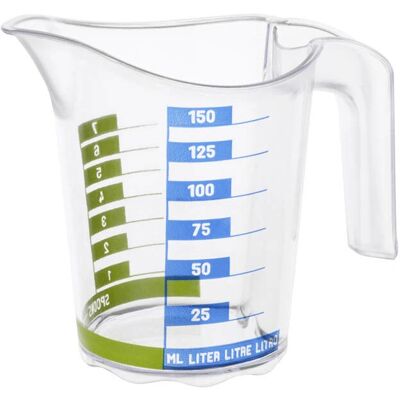 Rotho - Domino 0.15L - Transparent - Measuring cup Rotho - Domino 0.15L - Transparent - Measuring cup