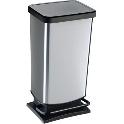 Rotho Pattumiera rettangolare con pedale 40L - Cucina Rotho Pattumiera rettangolare con pedale 40L - Cucina