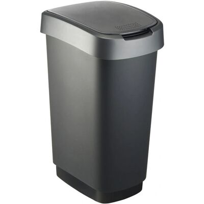Rotho Twist 50L Rectangular Trash Can - Indoor Product Type Rotho Twist 50L Rectangular Trash Can - Indoor Product Type