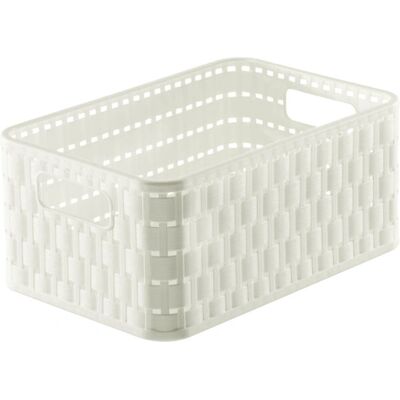 Rotho - COUNTRY - Bianco - 14l - Scatola di stoccaggio Rotho - COUNTRY - Bianco - 14l - Scatola di stoccaggio