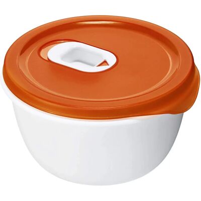 Contenant micro-ondes Rotho Micro Clever 0,8L - Rouge/Blanc - Publicité Contenant micro-ondes Rotho Micro Clever 0,8L - Rouge/Blanc - Publicité