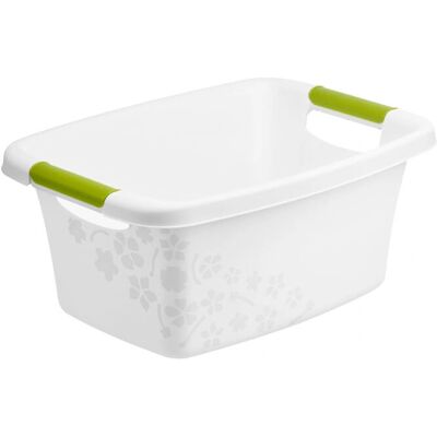 Lettiera ROTHO Flowers - 12 L Rettangolare PP Bianco Lettiera ROTHO Flowers - 12 L Rettangolare PP Bianco