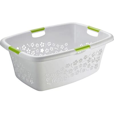 Secchio per bucato Rotho 17567 - 50L Grigio Rettangolare in Plastica Secchio per bucato Rotho 17567 - 50L Grigio Rettangolare in Plastica